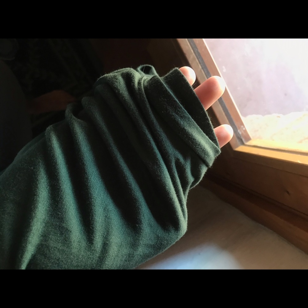 forest green basic tee - Picture 3 of 3